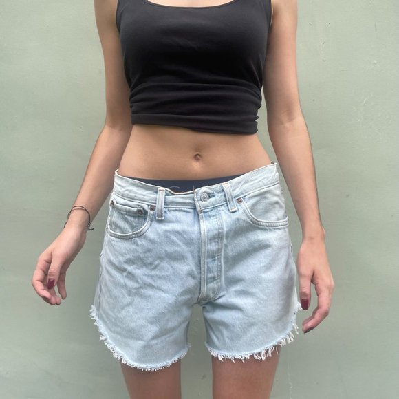 Levi's 501 Cutoff Jean Shorts - Picture 2 of 2